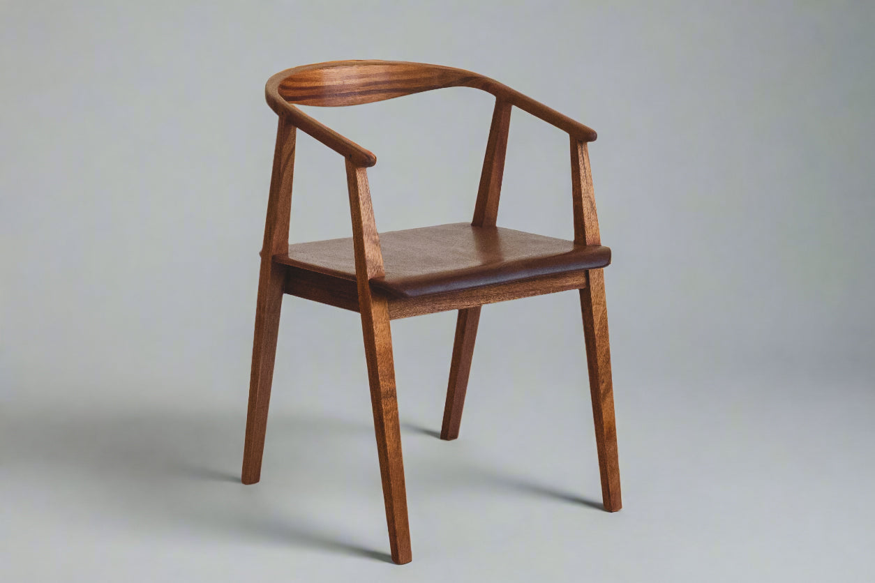 Danish Modern Inspired Chair By Hugh Shackleton 30 1/2" Height