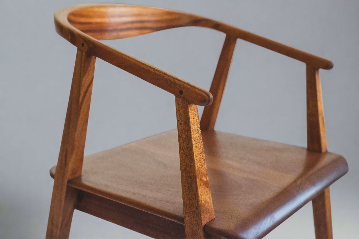 Danish Modern Inspired Chair By Hugh Shackleton 30 1/2" Height