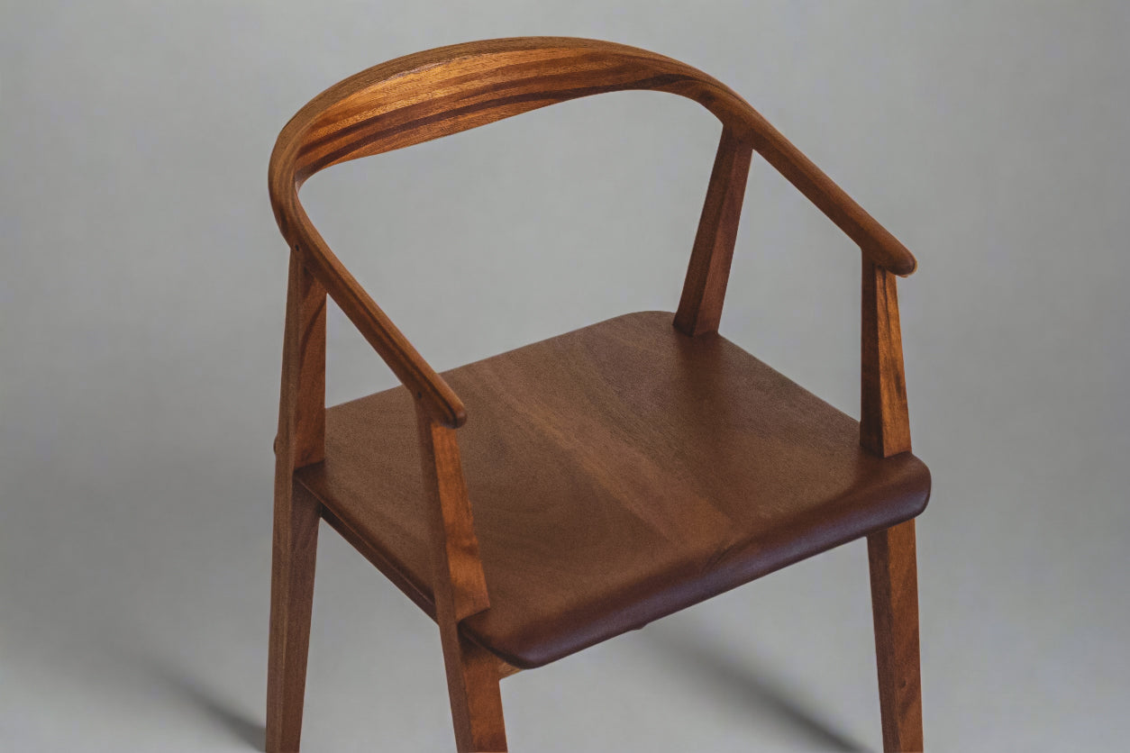 Danish Modern Inspired Chair By Hugh Shackleton 30 1/2" Height