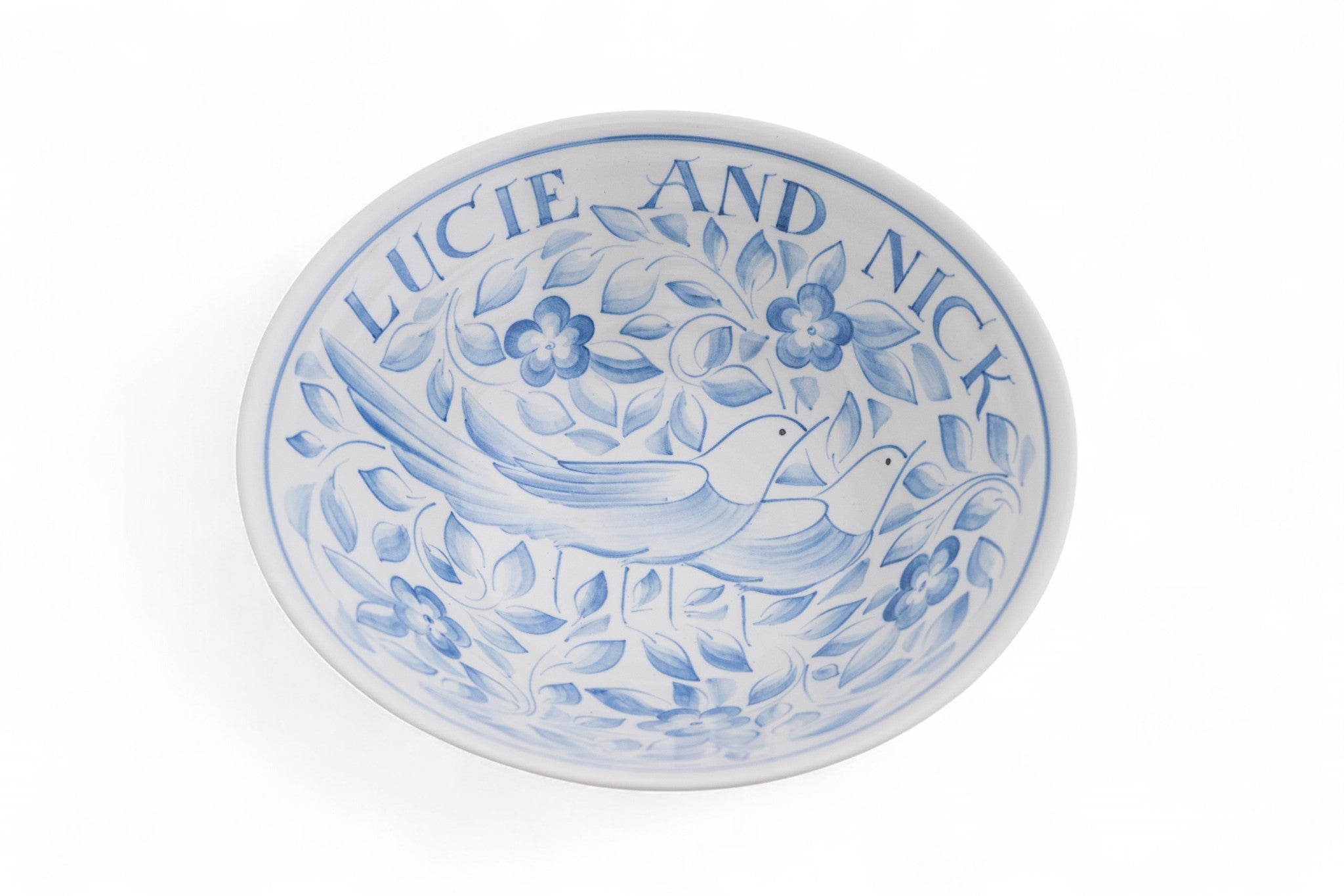 Inscribed 14" Commemorative Bowl