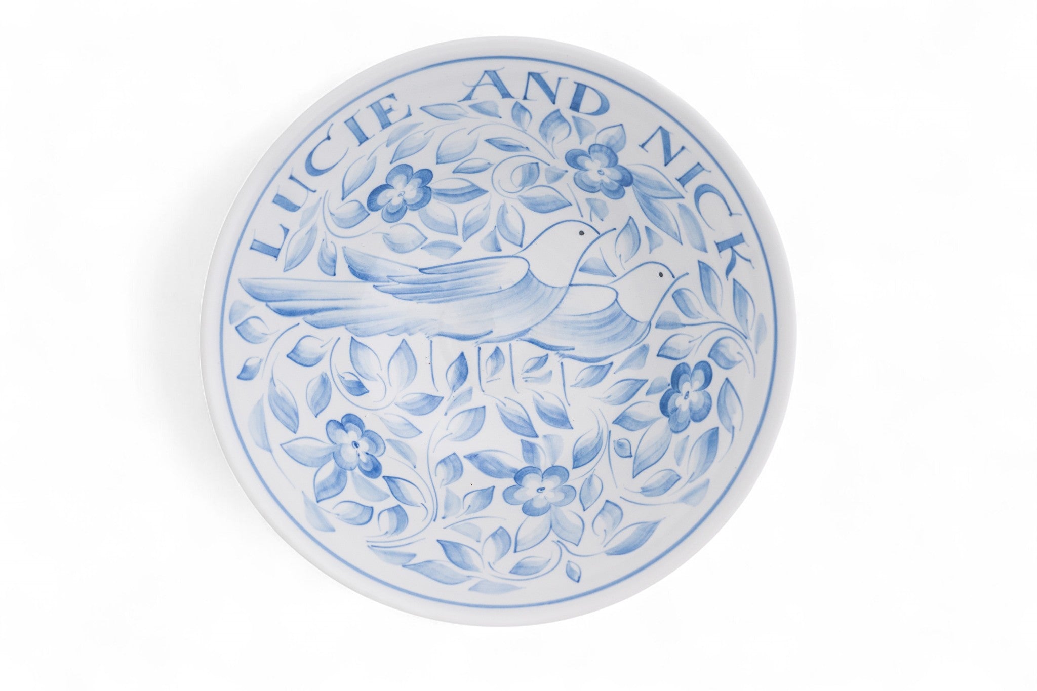 Inscribed 14" Commemorative Bowl