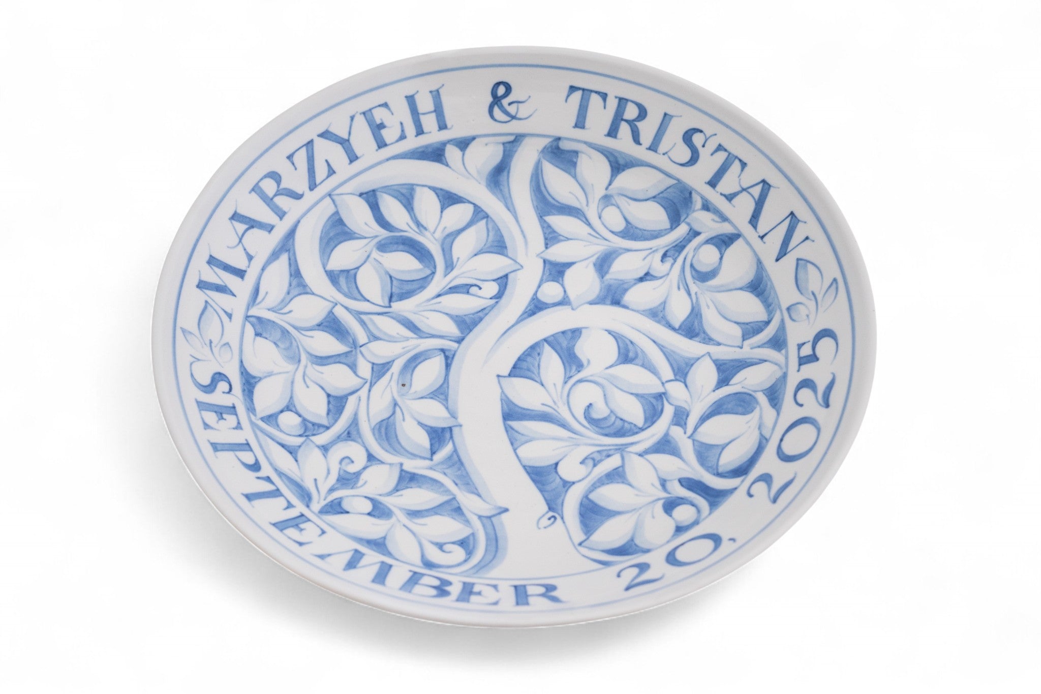 Inscribed Commemorative 13" Coupe Plate