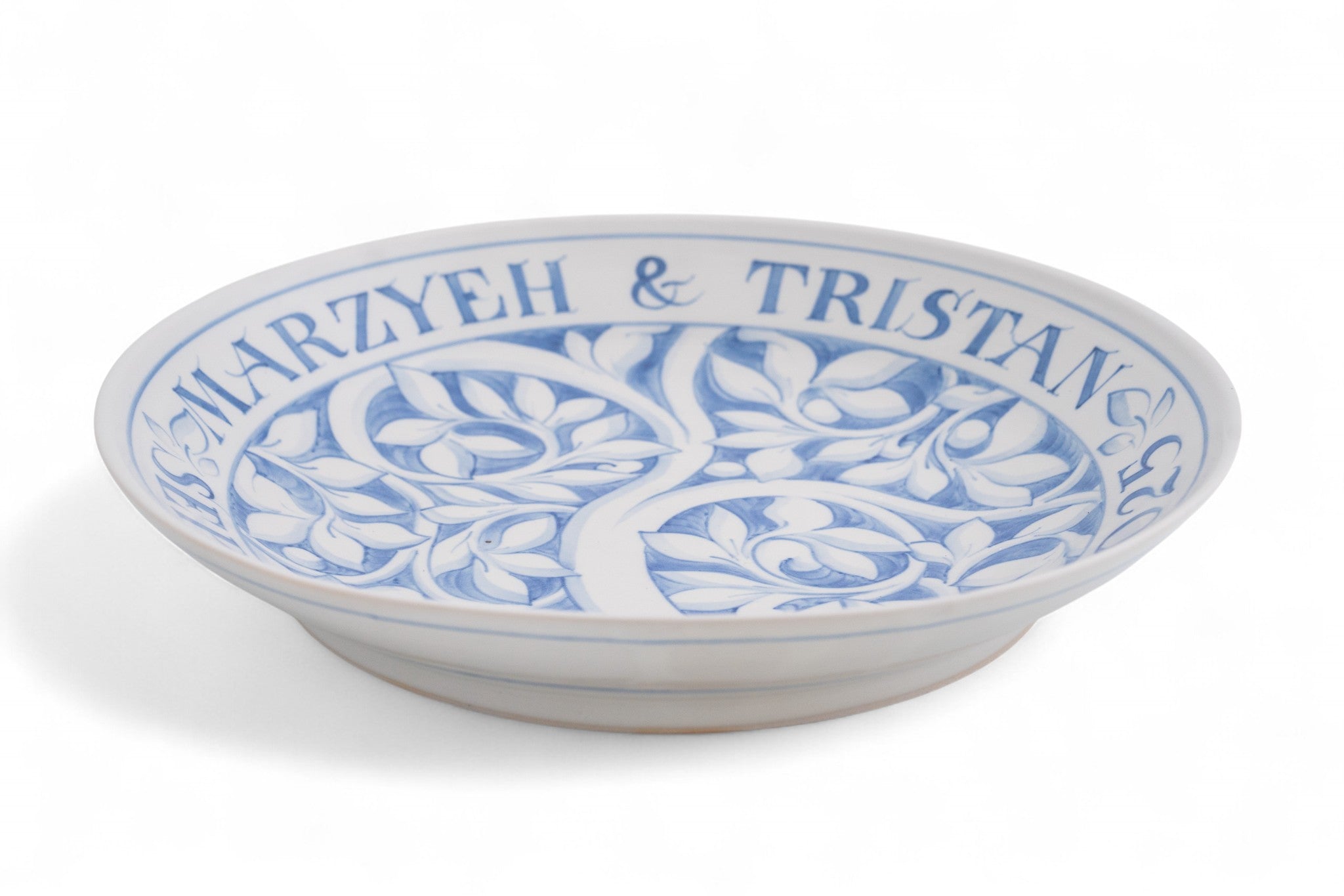 Inscribed Commemorative 13" Coupe Plate