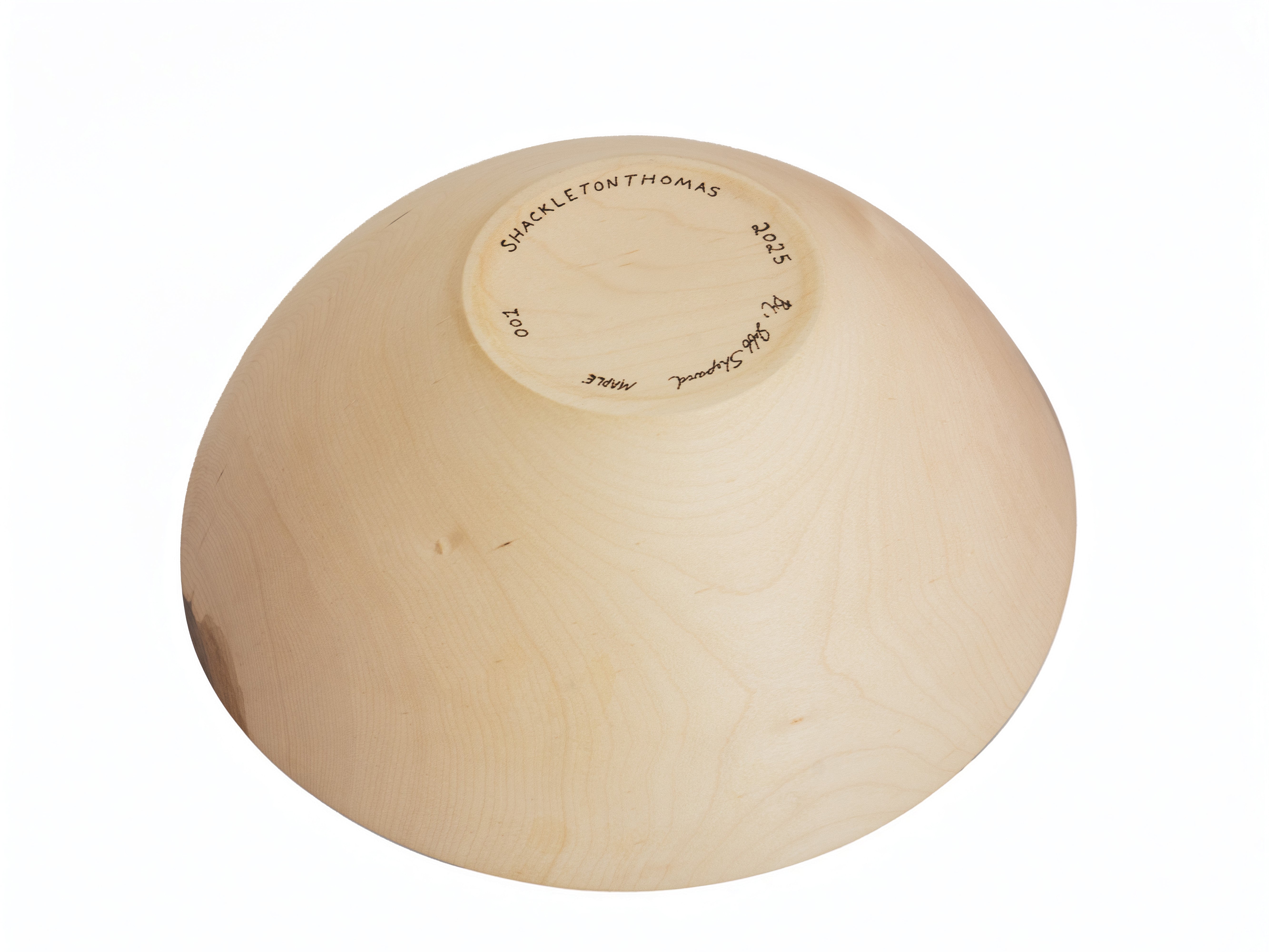 Green Turned Maple Bowl by Jeff Shepard 001