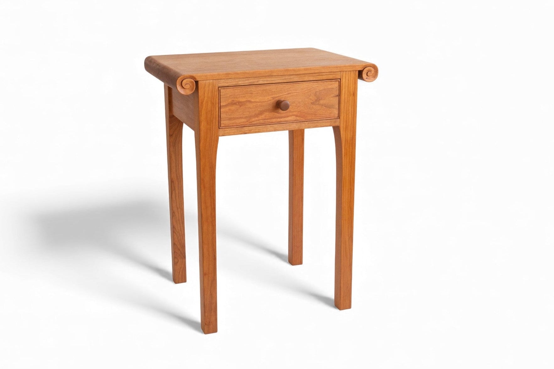 Sleigh End Table