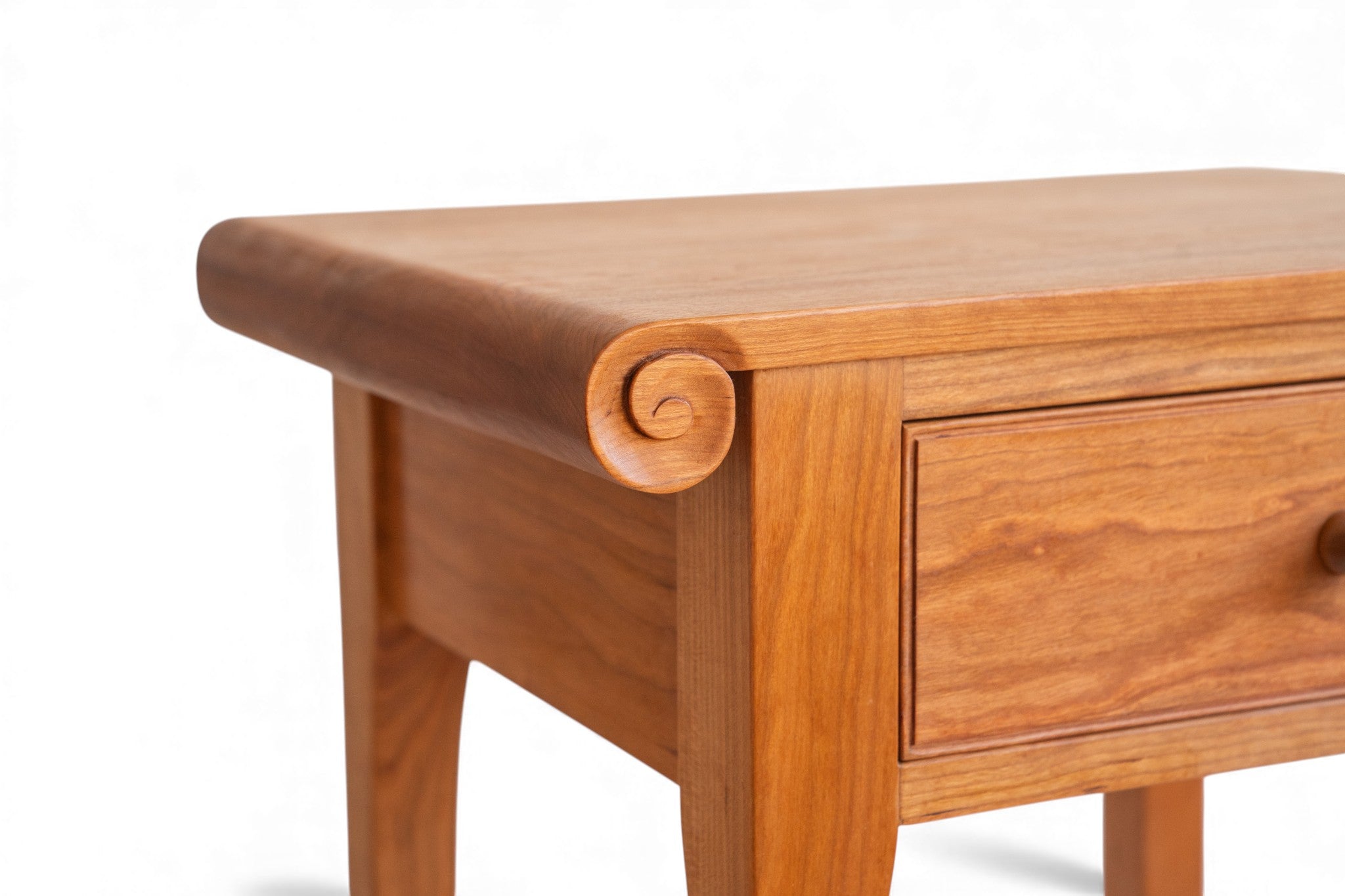 Sleigh End Table