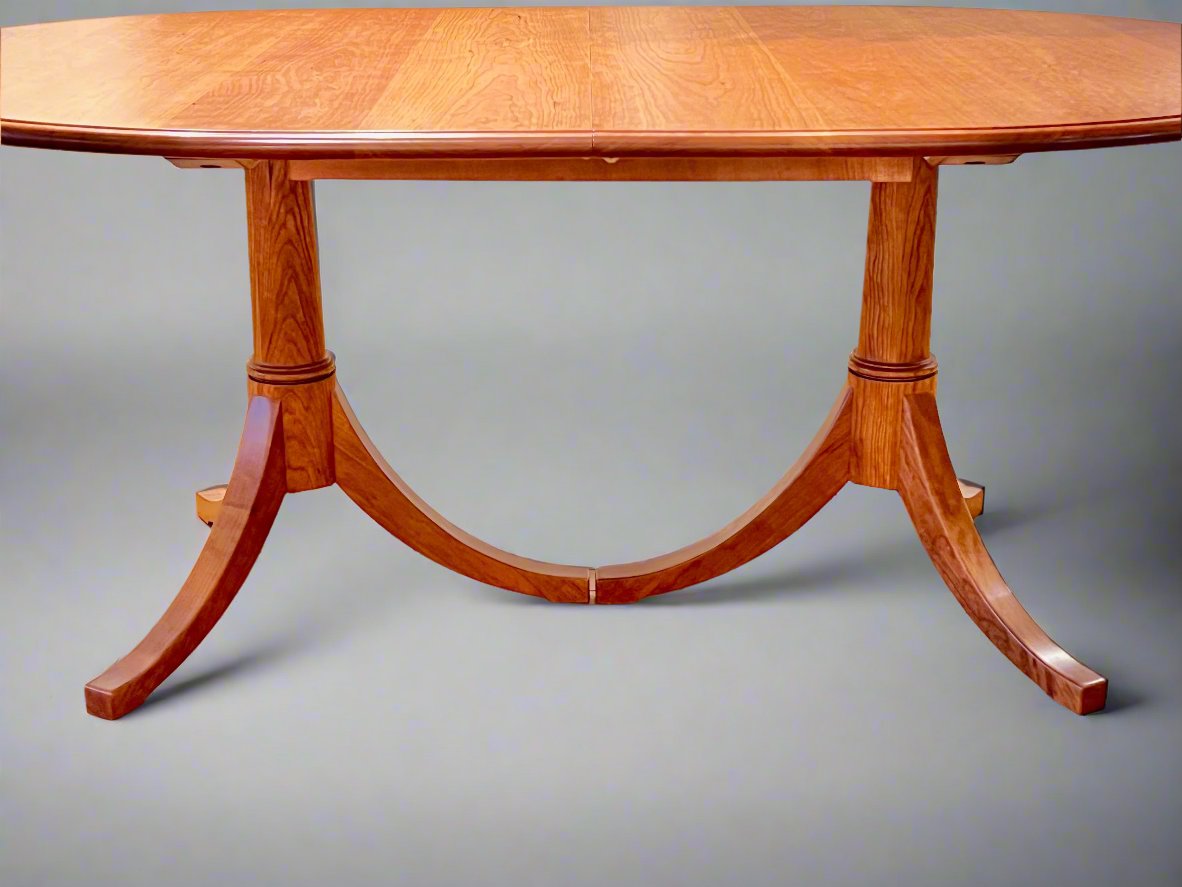 Cherry Josh’s Extending Pedestal Table
