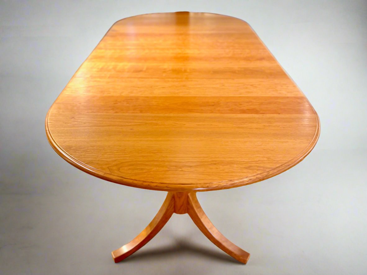 Cherry Josh’s Extending Pedestal Table