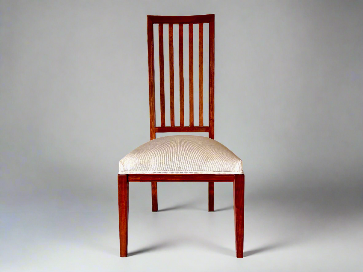 High-Backed Robert's Side Chair 46" H, 21 1/2" W in front, Seat Height 18"