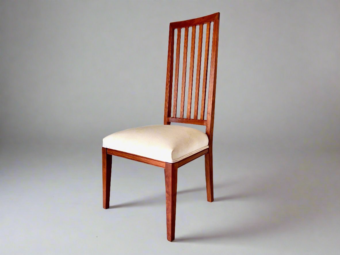 High-Backed Robert's Side Chair 46" H, 21 1/2" W in front, Seat Height 18"