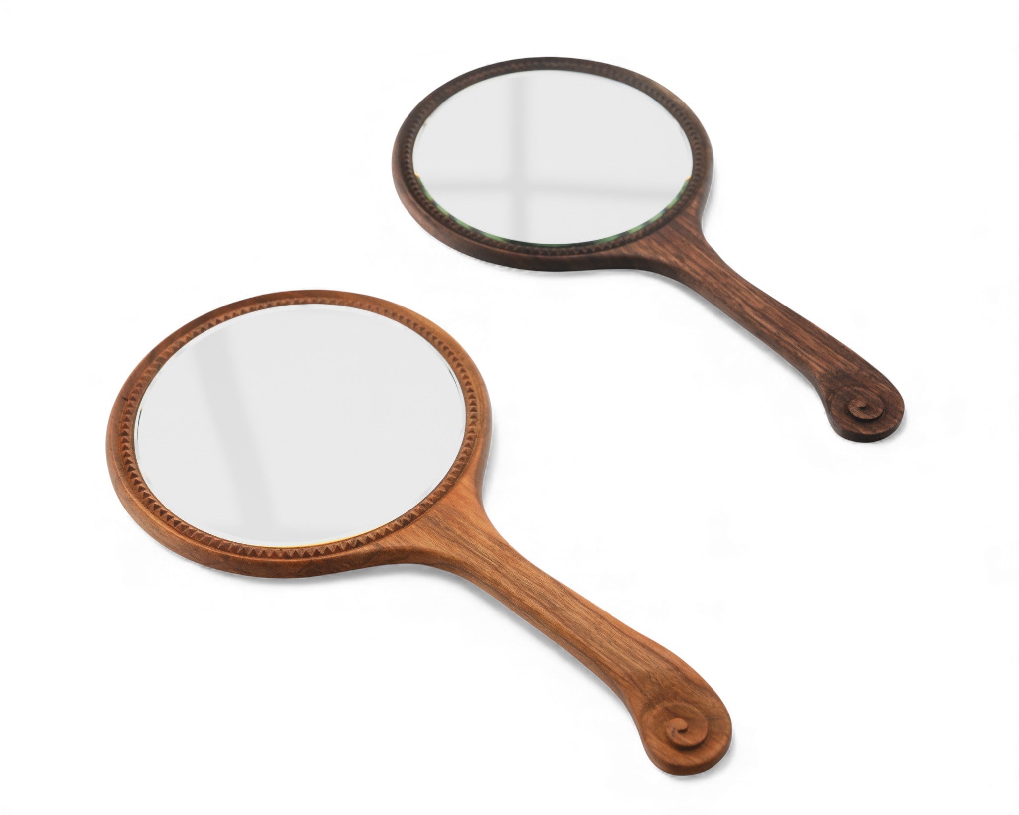 Hand Mirror with Curl