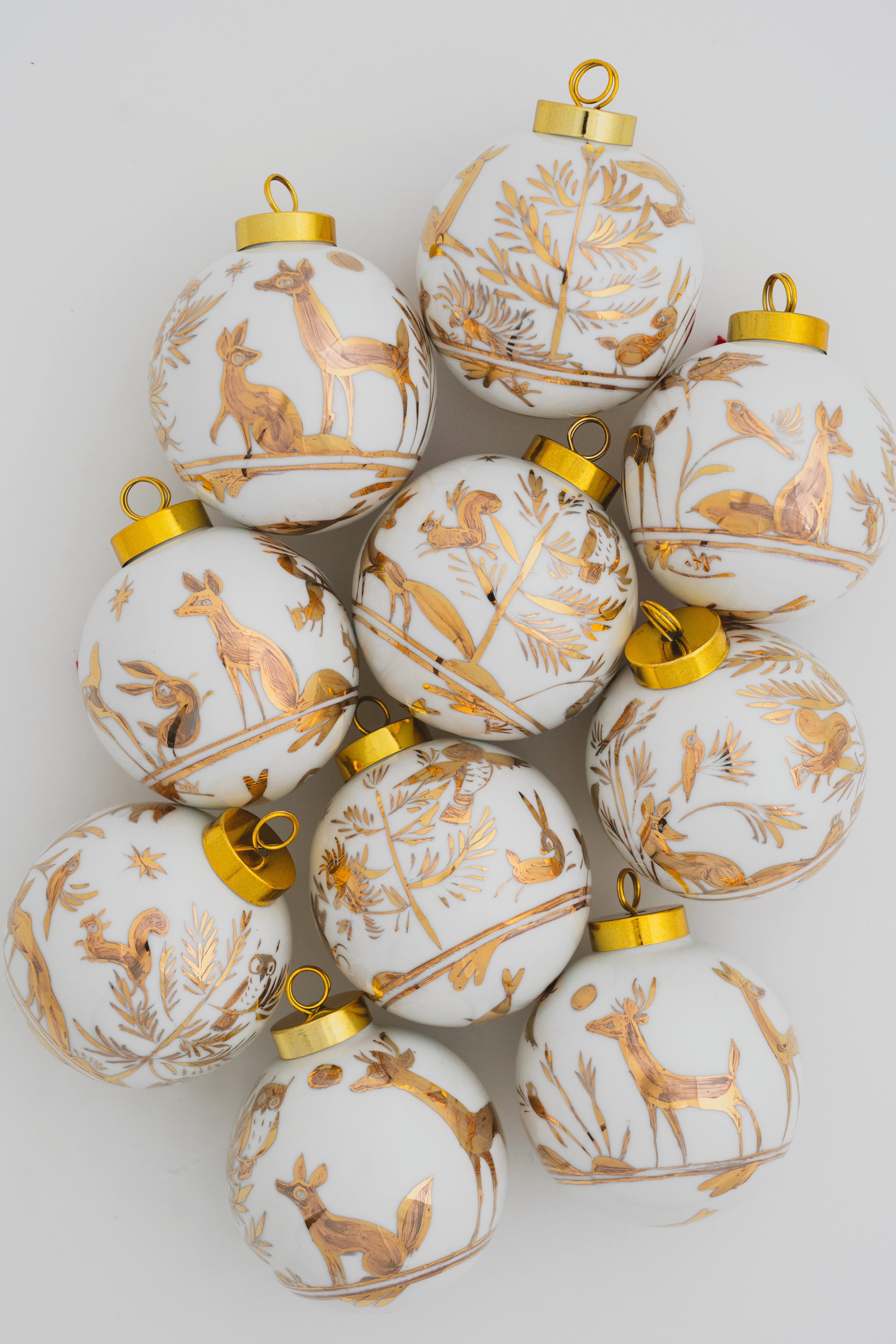 2025 Hand Painted Holiday Ornament by Miranda Thomas