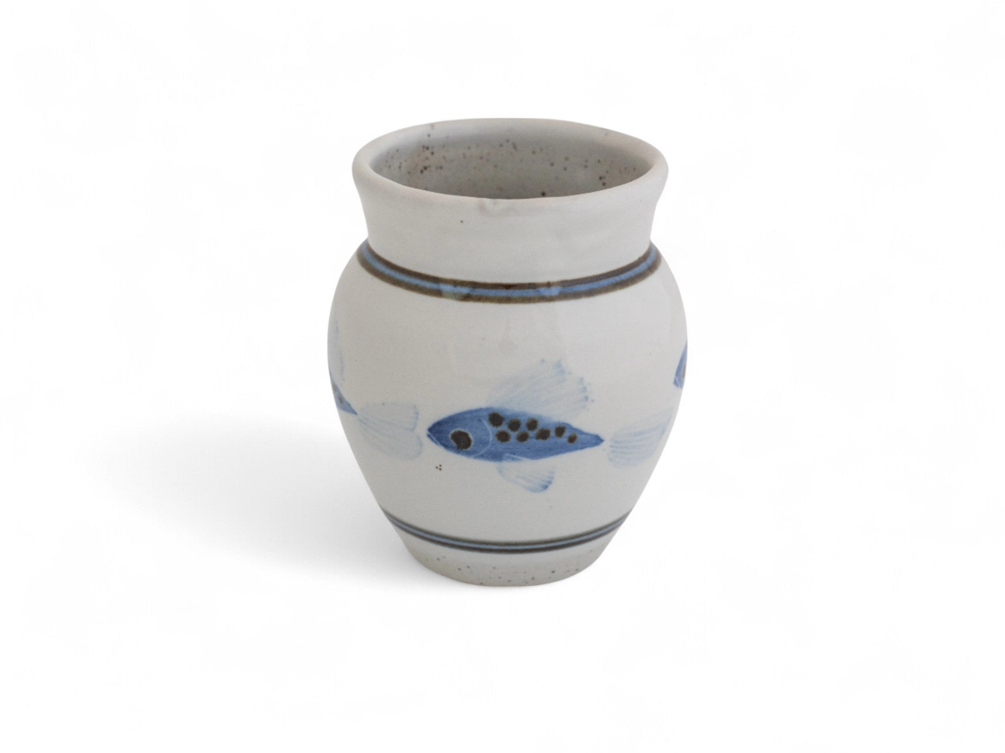 Small Painted Fish Vase