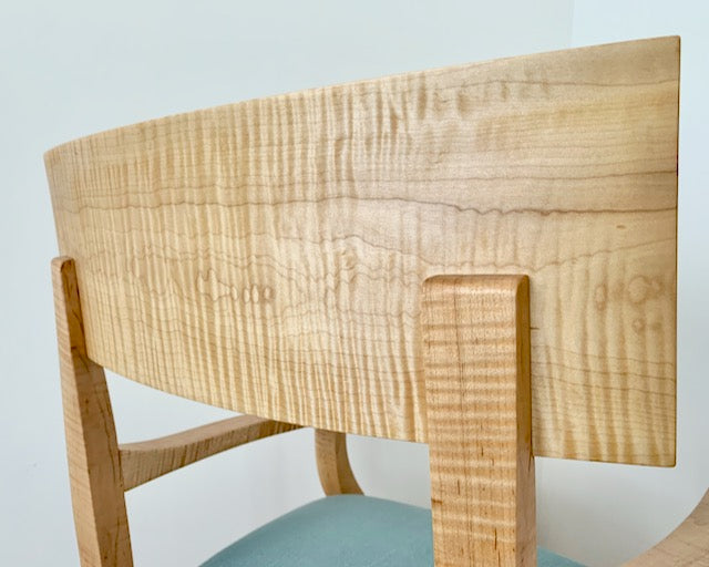 Ricardo Arm Chair in Tiger Maple