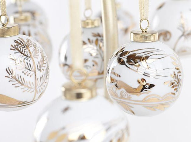 2025 Hand Painted Holiday Ornament by Miranda Thomas