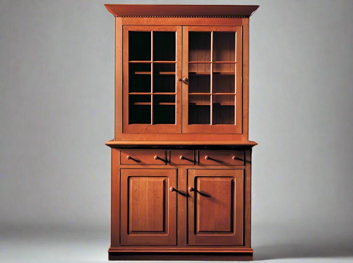 Kitchen Dresser with Glass Doors Kitchen Dresser with Glass Doors