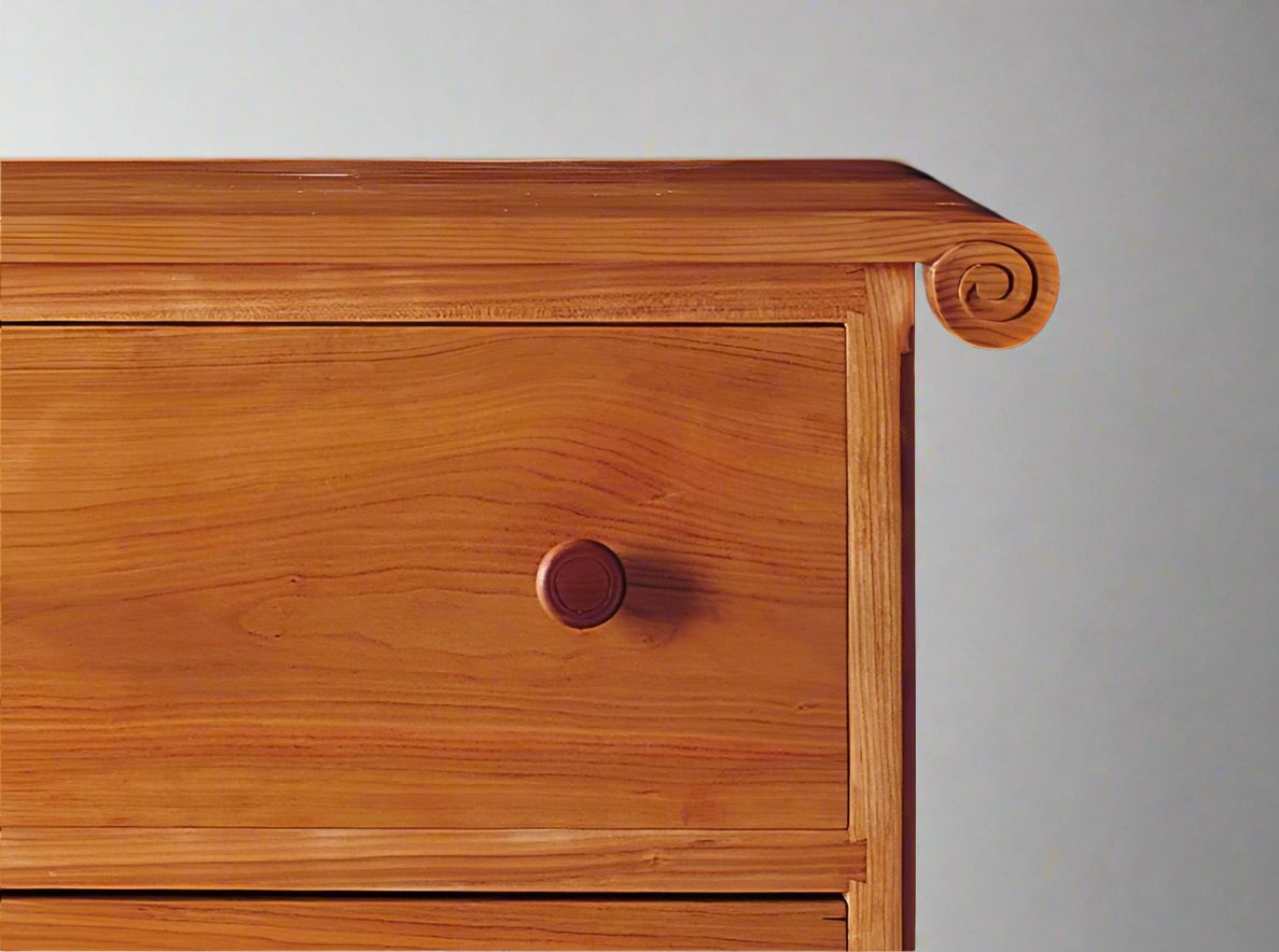 SLEIGH CHEST OF DRAWERS - ShackletonThomas