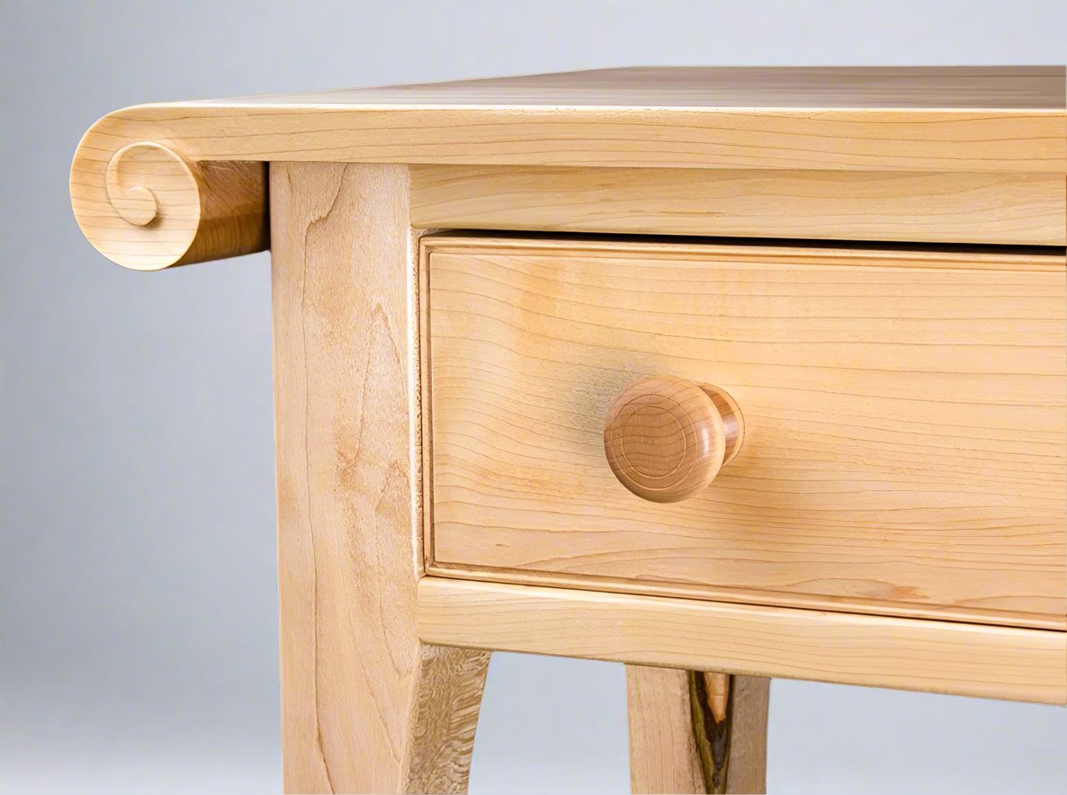 Sleigh End Table