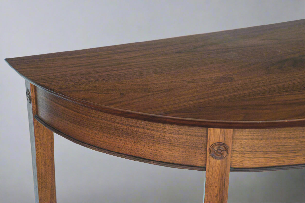 Tristyn’s Demi Lune 44" W x 22" D x 32" H