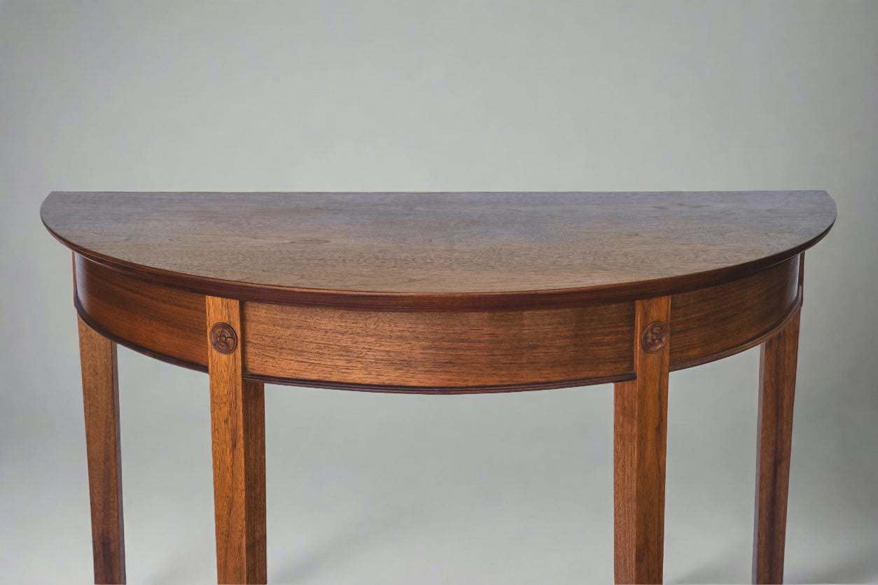 Tristyn’s Demi Lune 44" W x 22" D x 32" H