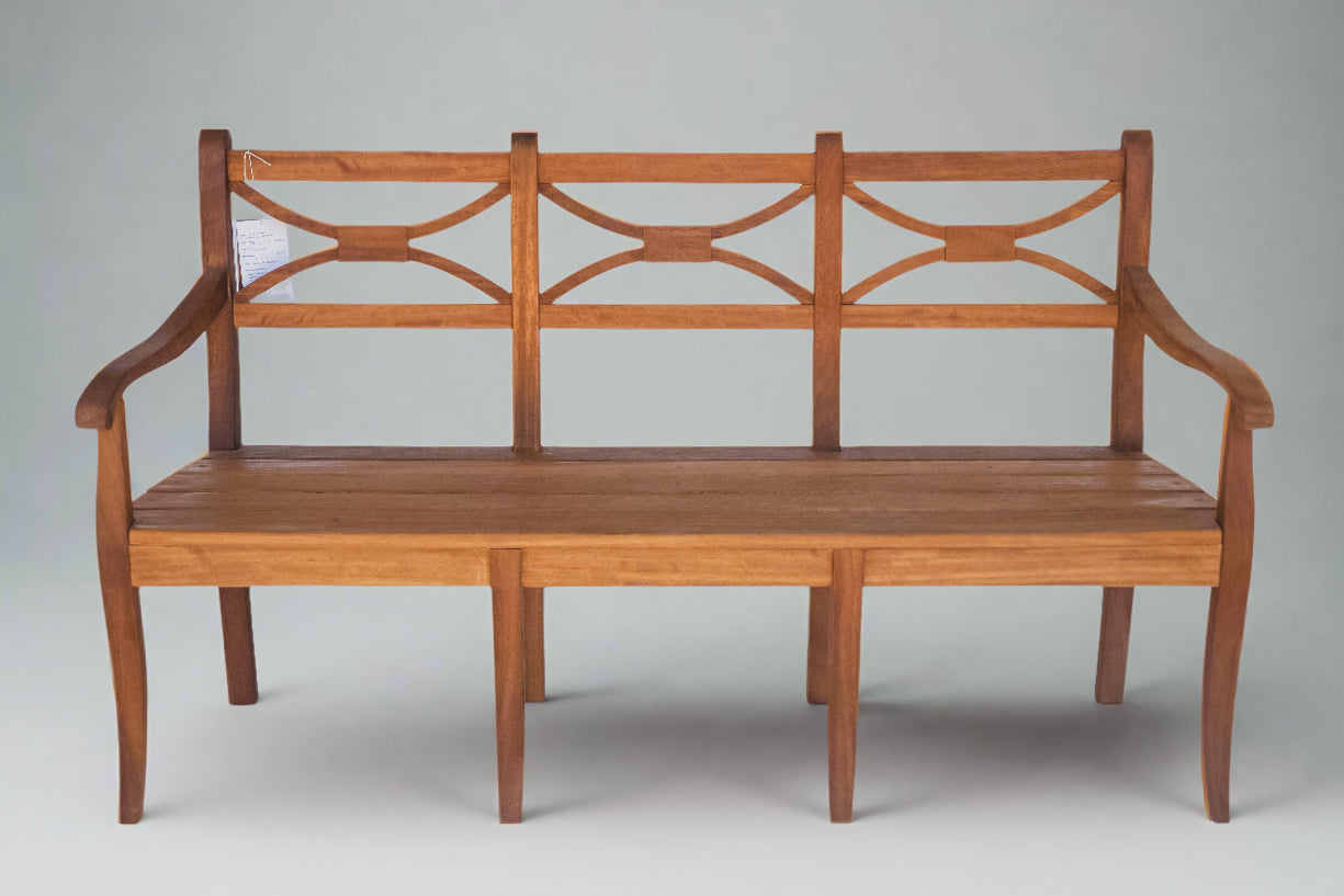Twin Farms Garden Bench 5’ L x 2’ 11” H x 17.5” D