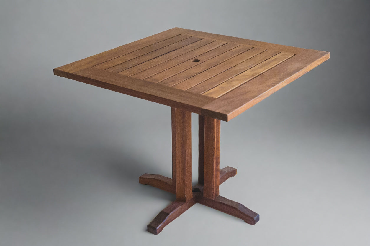 Twin Farms Pedestal Table 38" Square x 30" High