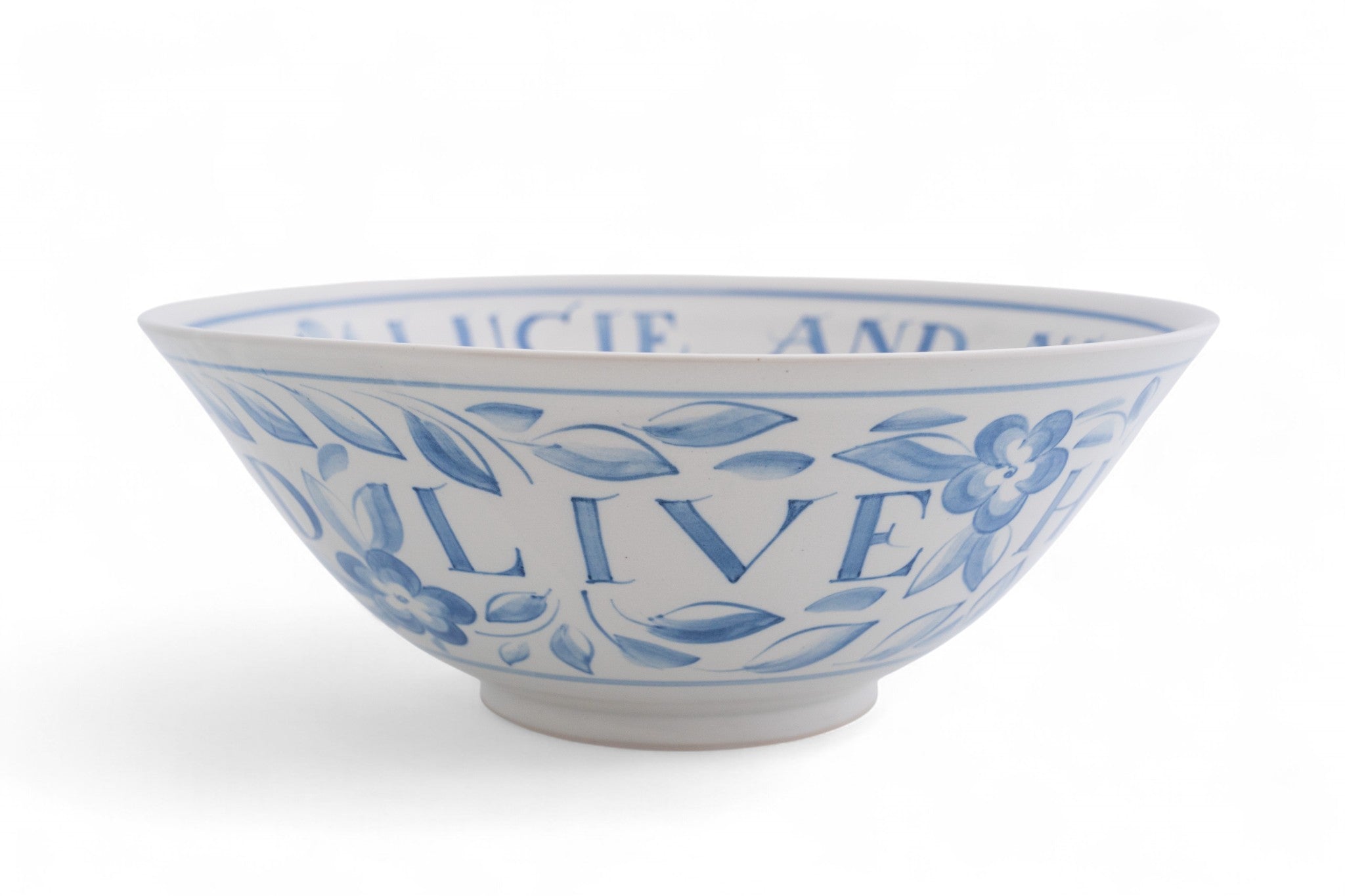 Inscribed 14" Commemorative Bowl