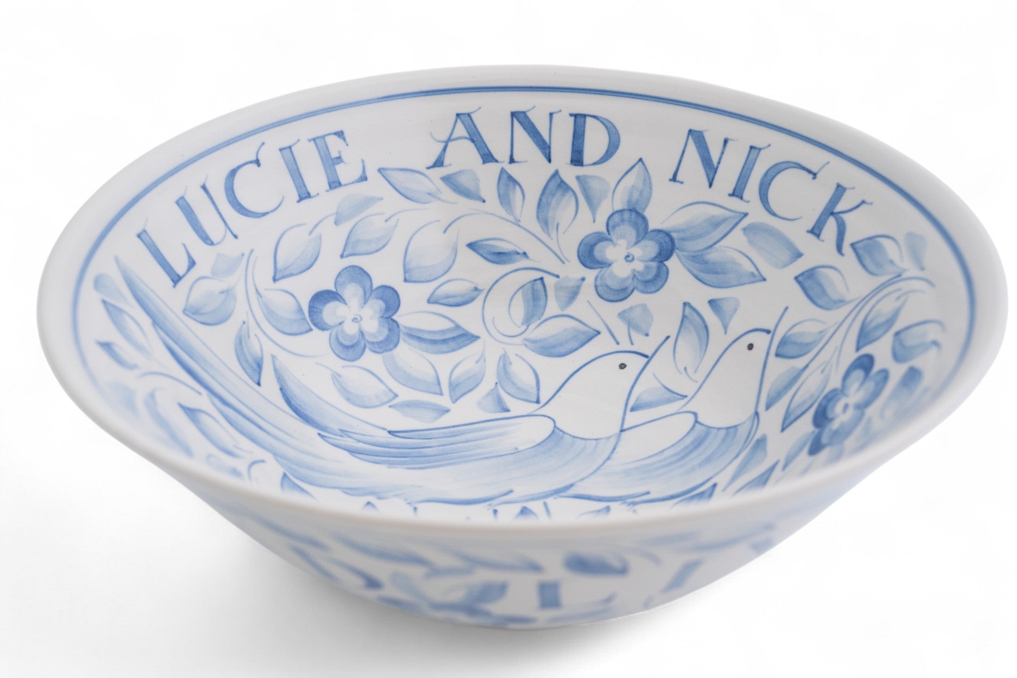 Inscribed 14" Commemorative Bowl