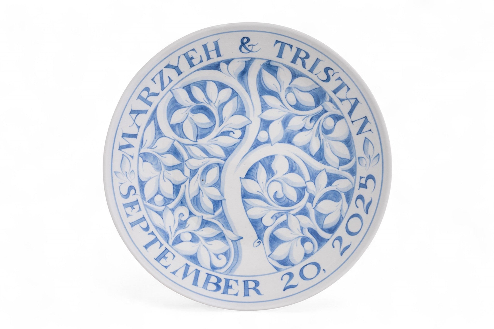 Inscribed Commemorative 13" Coupe Plate