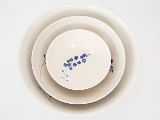 Forget-Me-Not Serving Bowl