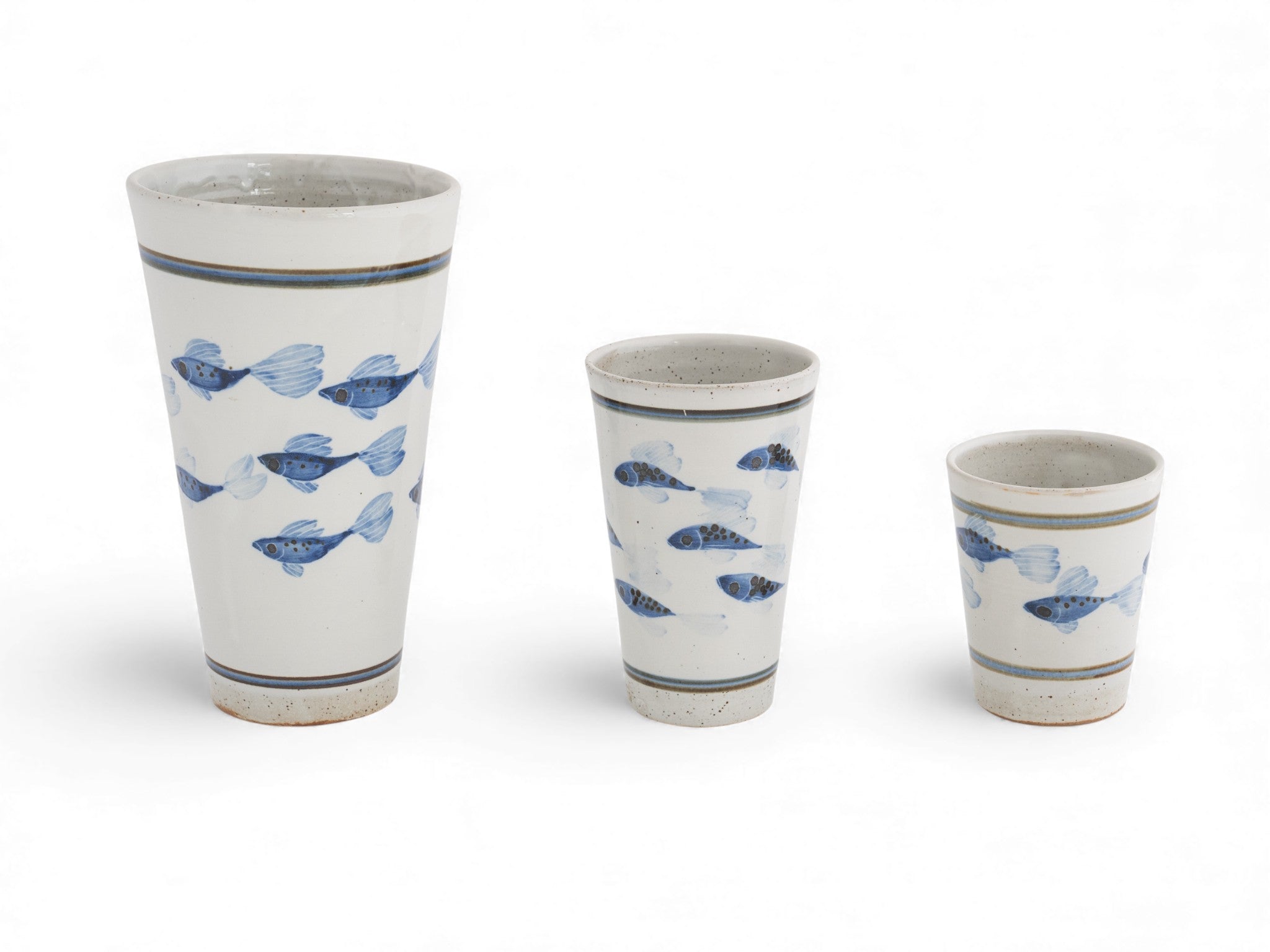 Medium Painted Fish Beaker