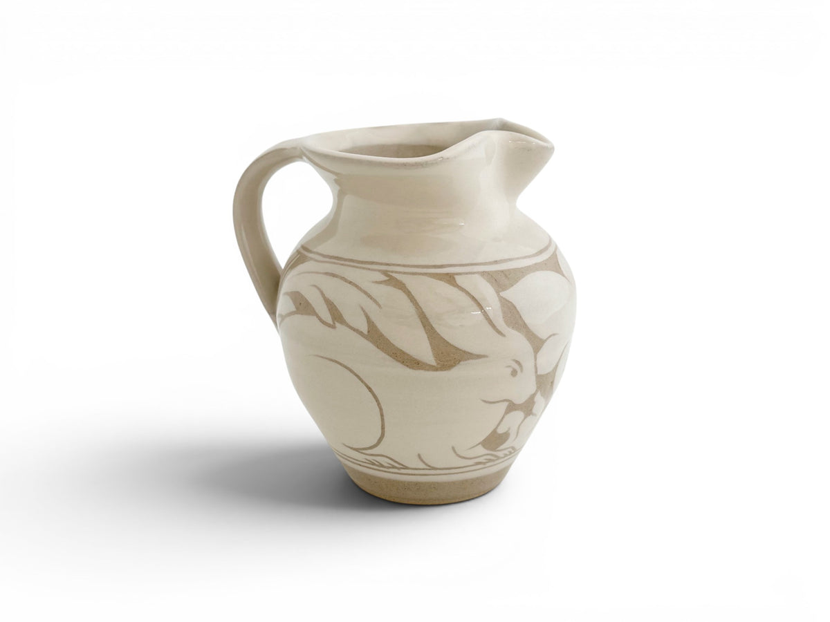 Cream Carved Jug