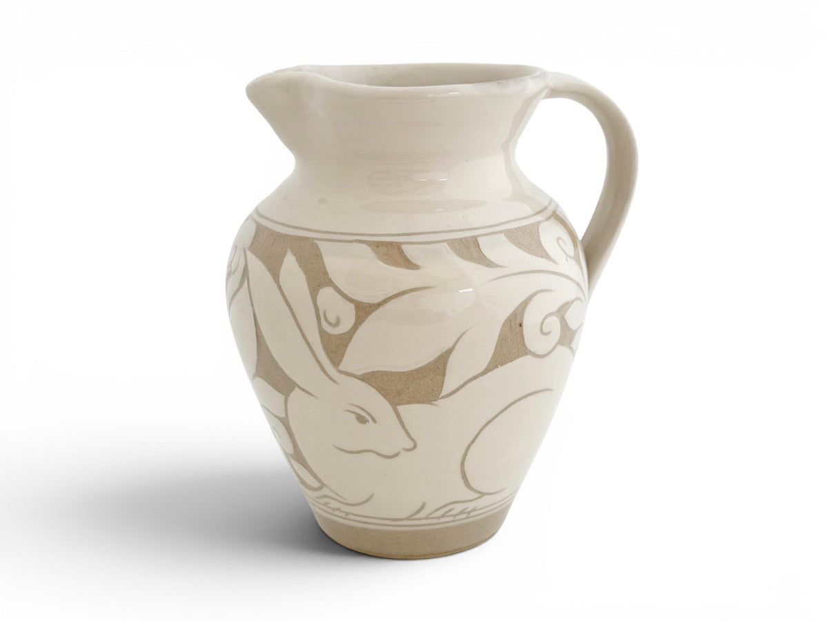 Cream Carved Jug