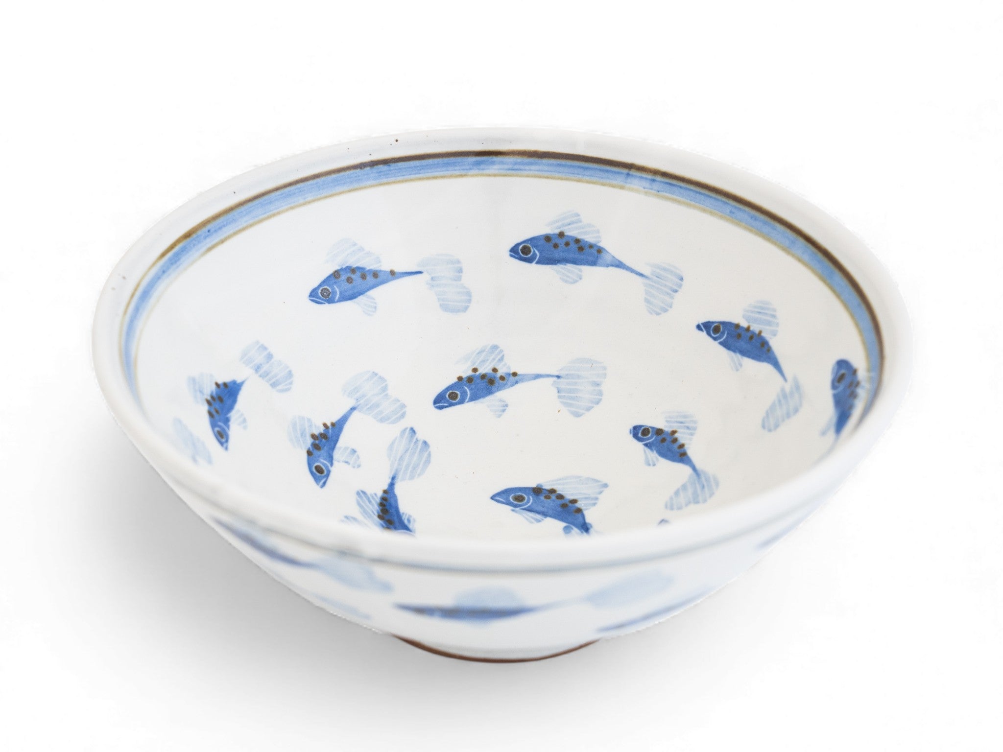 Painted Fish Serving Bowl