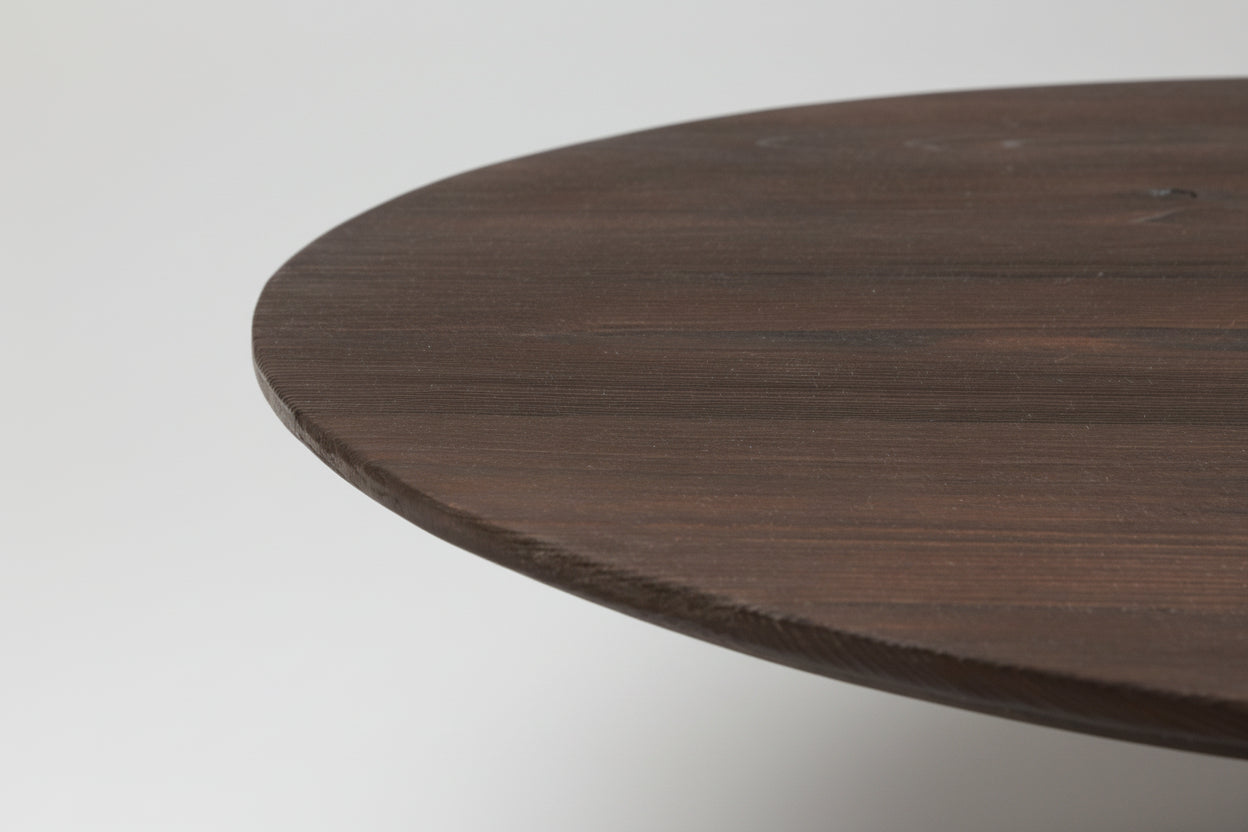 Shou Sugi Ban Eagle Table 38" Diameter 29 1/2" H