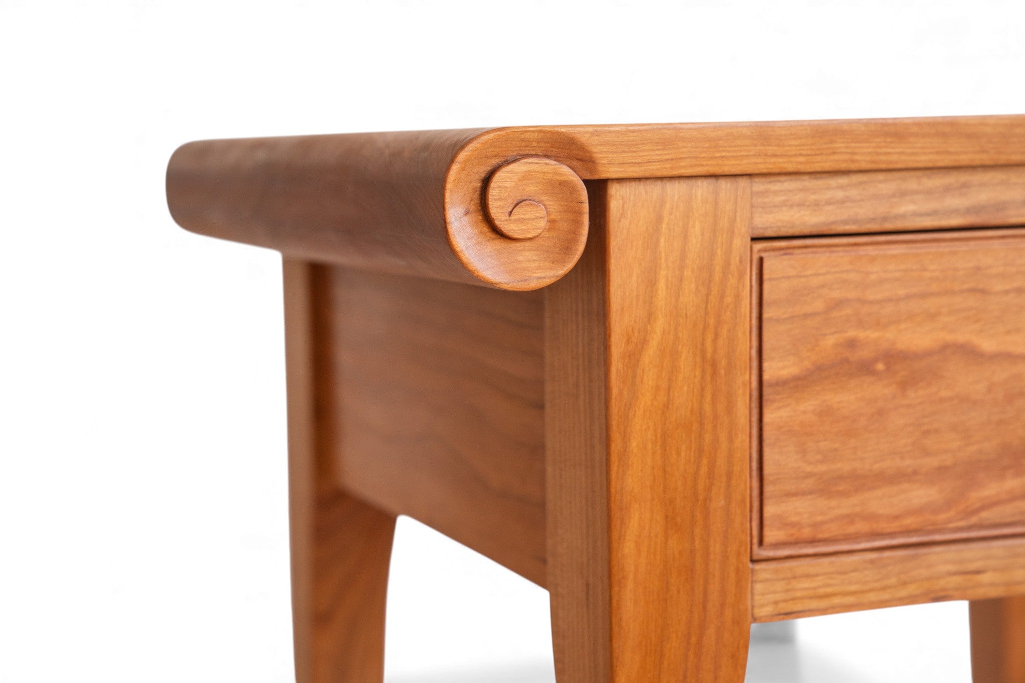 Sleigh End Table