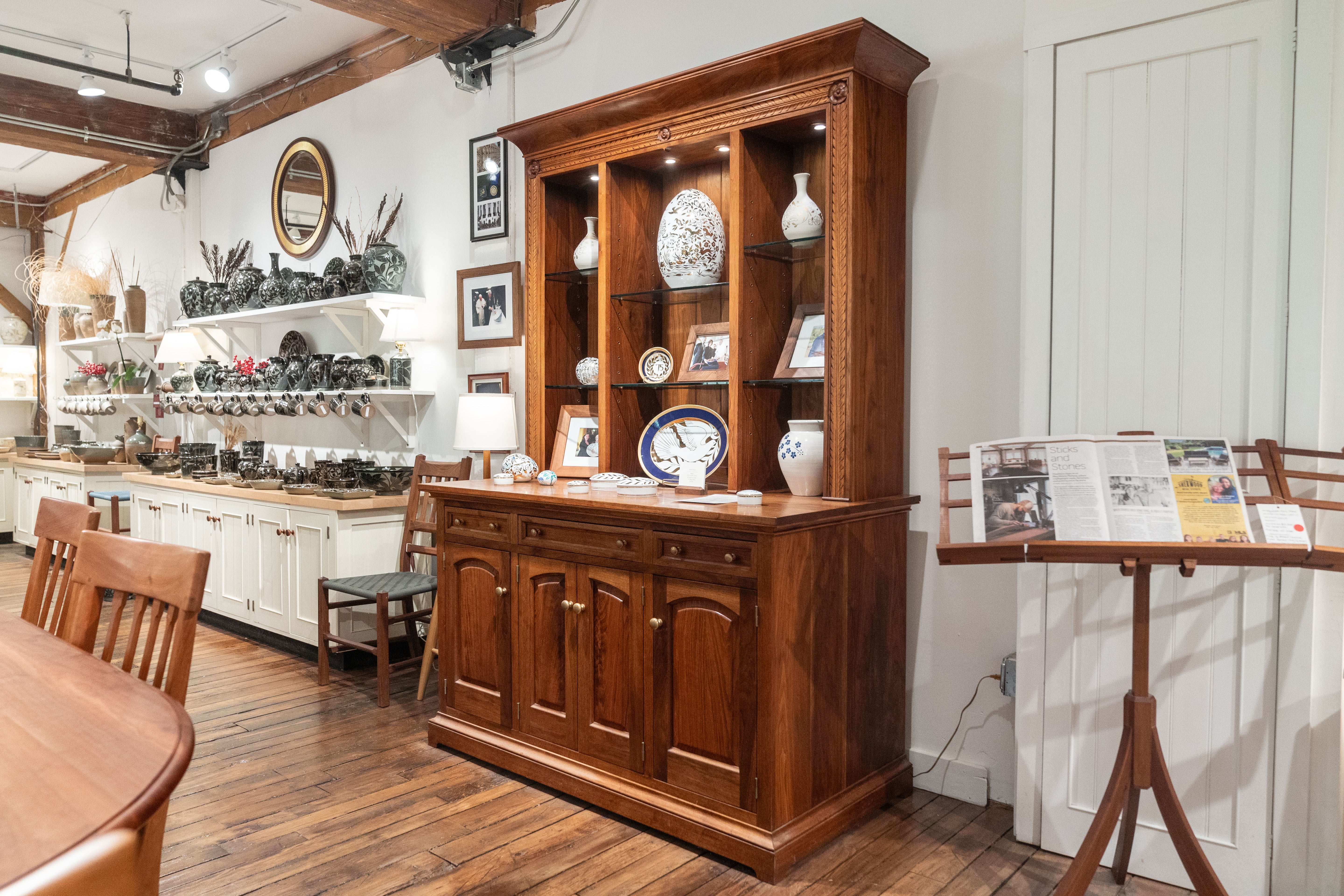 Carved Dresser 73" W x 23" D x 83" H - Height of counter: 36"