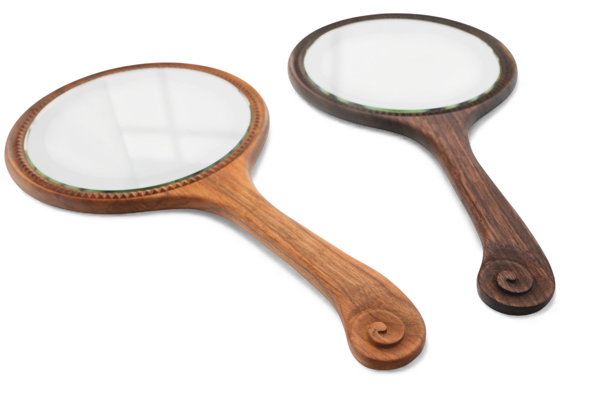 Hand Mirror with Curl