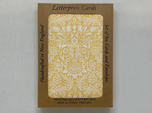 William Morris Sunflower Notecards