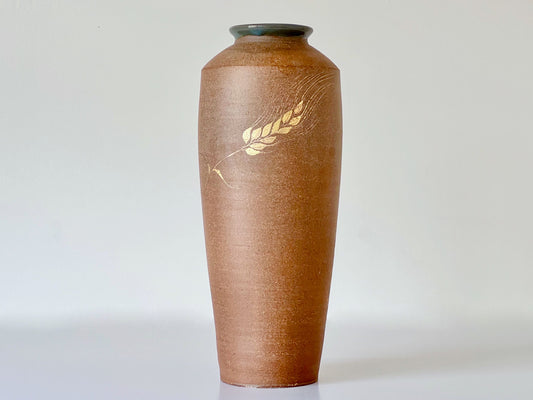 Extra Large Bottle Vase - Gold Grass